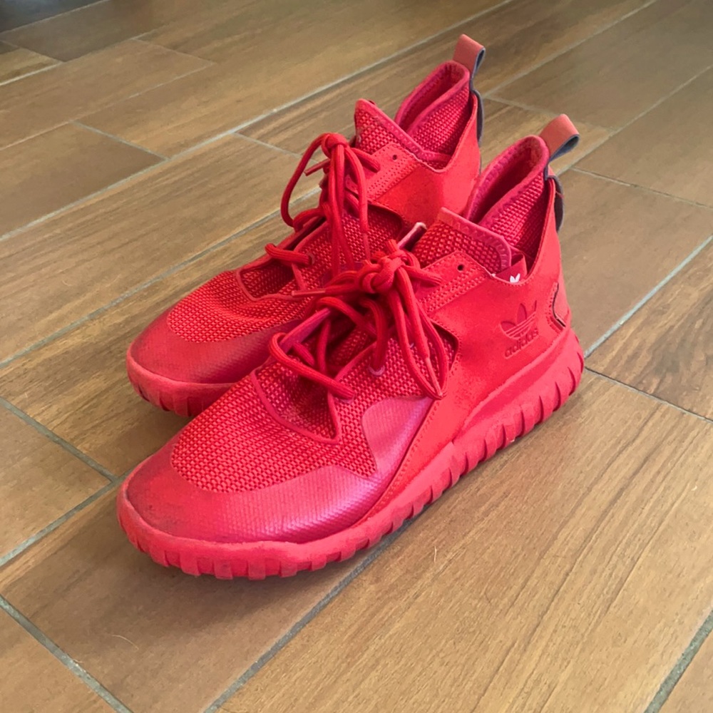 Chunky Adidas High Top Sneakers (like new)
